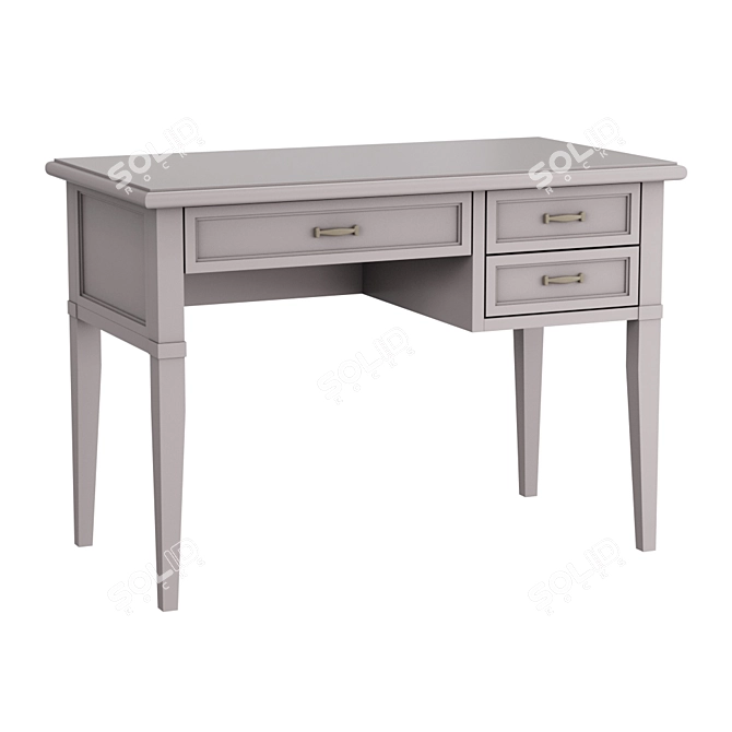 Adagio Writing Table - Left Side 3D model image 1