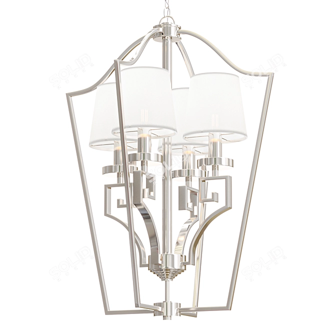 Elegant Corona Lantern 3D model image 1