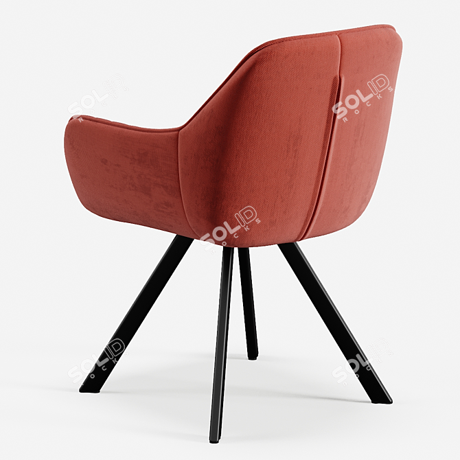 AROOMA Roan Chair - Modern Ergonomic Seating 3D model image 3