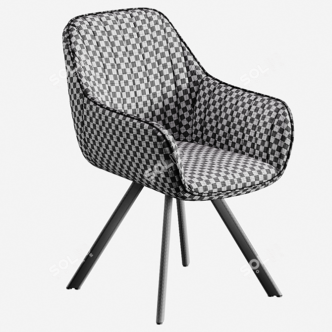 AROOMA Roan Chair - Modern Ergonomic Seating 3D model image 6