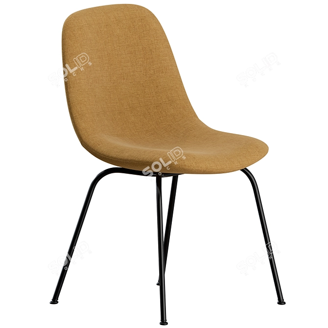Eyes 4 Leg Chair - Sleek and Comfortable! 3D model image 1