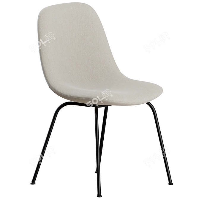 Eyes 4 Leg Chair - Sleek and Comfortable! 3D model image 2