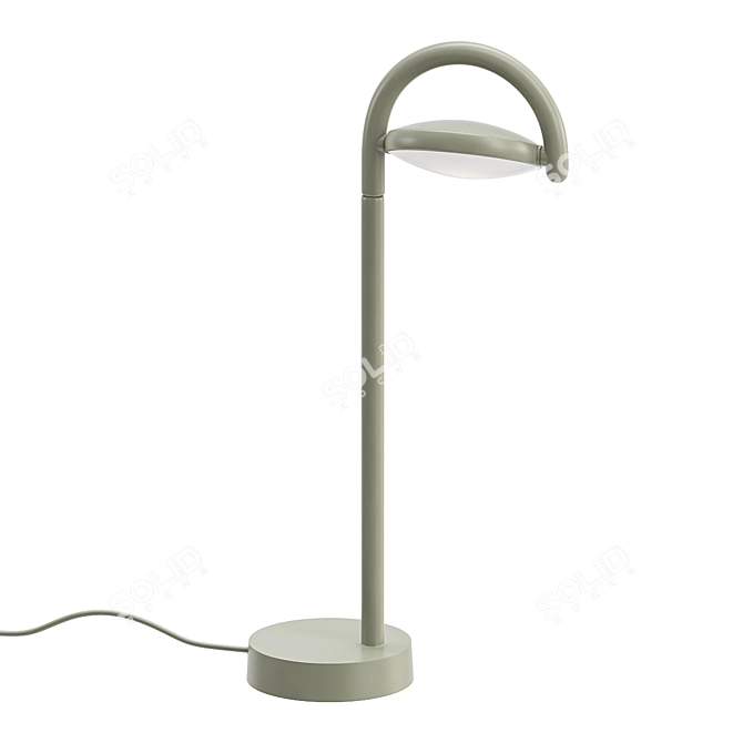 Modern LED Desk Lamp 3D model image 1