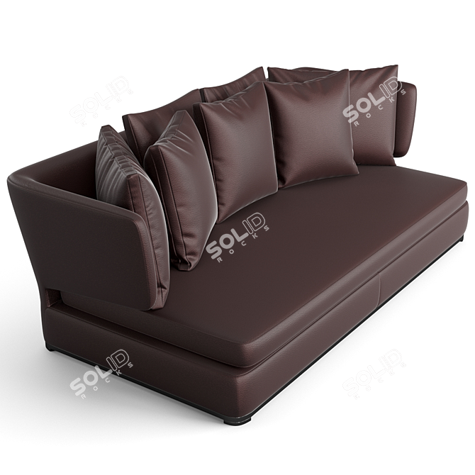 Luxurious B&B Italia Amoenus Sofa 3D model image 1