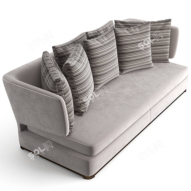 Luxurious B&B Italia Amoenus Sofa 3D model image 2