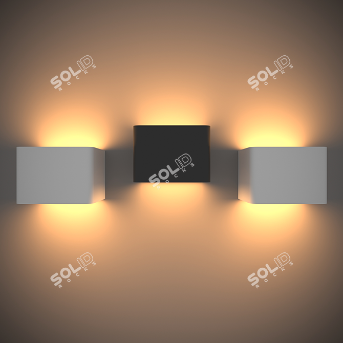 Coneto LED Wall Light 3D model image 2