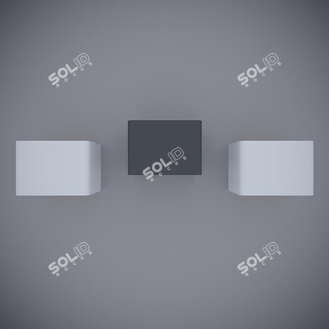 Coneto LED Wall Light 3D model image 3