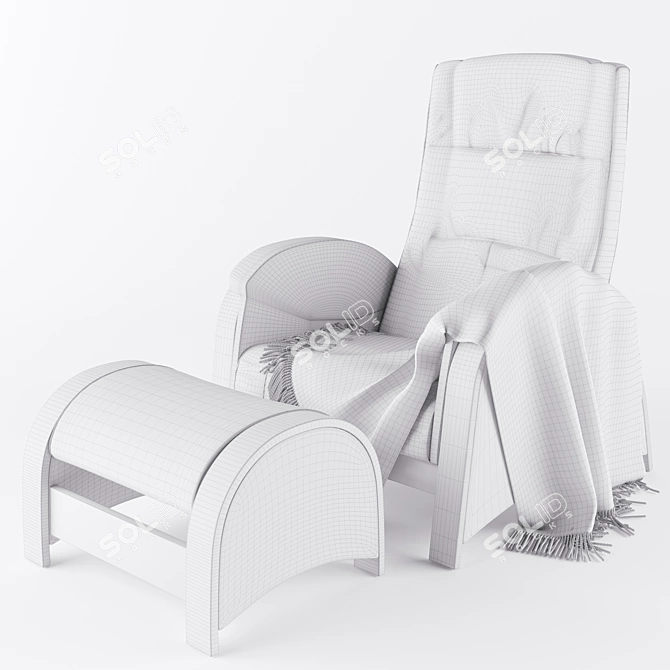 Balance-2 Glider Chair: Comfortable and Stylish 3D model image 5