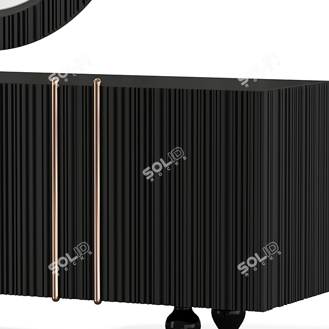 Elegant Mabel Sideboard: Modern, Spacious, Stylish 3D model image 3