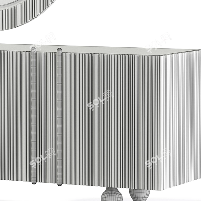 Elegant Mabel Sideboard: Modern, Spacious, Stylish 3D model image 4