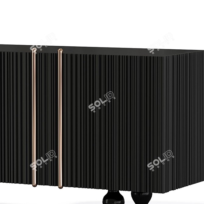 Elegant Mabel Sideboard: Modern, Spacious, Stylish 3D model image 8