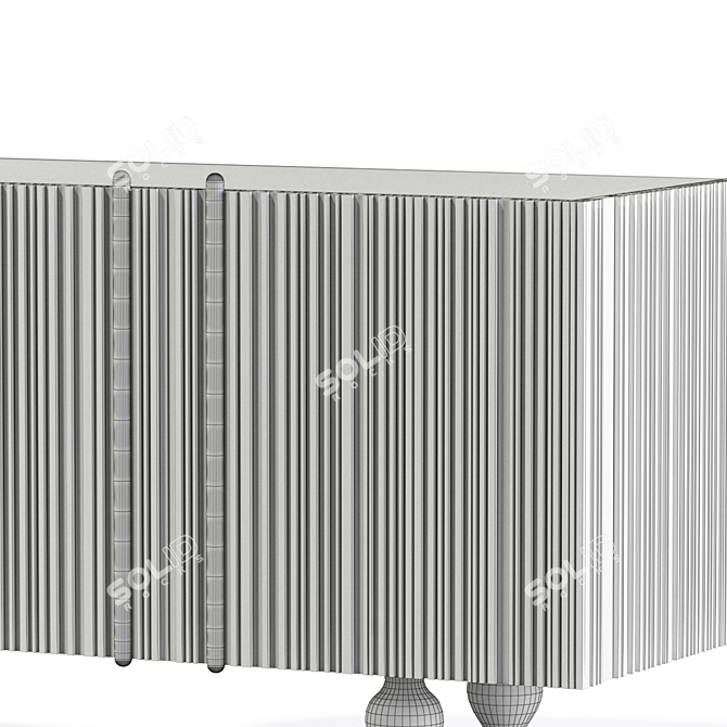 Elegant Mabel Sideboard: Modern, Spacious, Stylish 3D model image 9