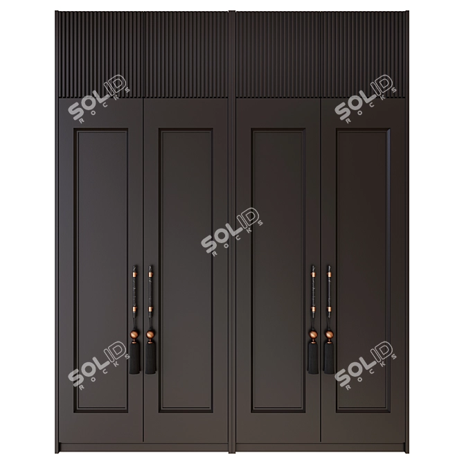 Spacious Cabinet Set 02 | 120x300x55 cm 3D model image 1