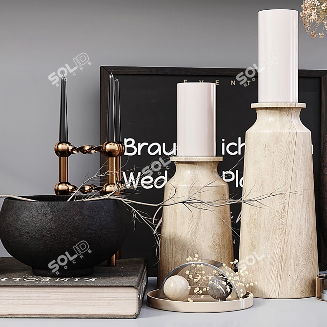 Elegance in Decor Set 3D model image 4