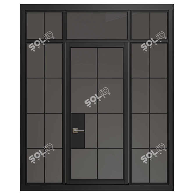 Modern Interior Door Design 3D model image 1