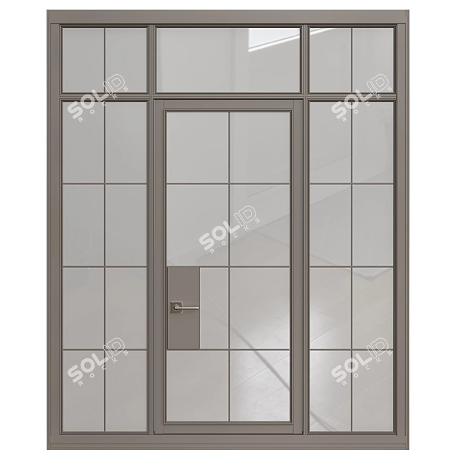 Modern Interior Door Design 3D model image 2