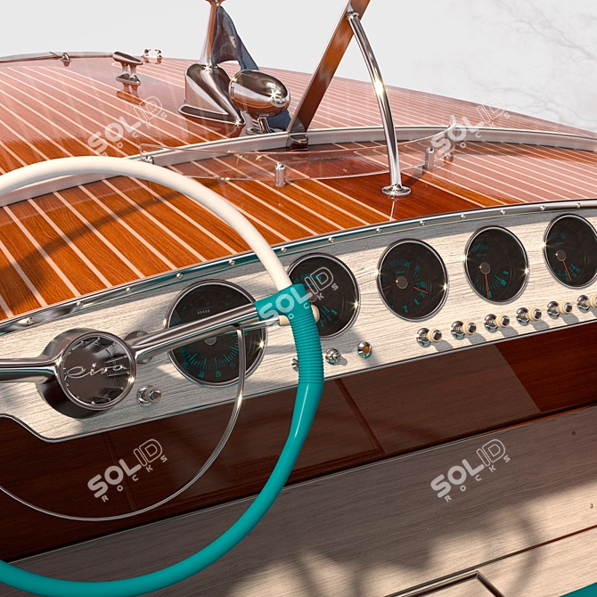 The Legendary Riva ARISTON: Iconic 1950-1974 Boat 3D model image 5