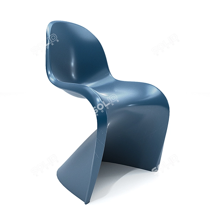 Elegant and Versatile Panton Chair 3D model image 1