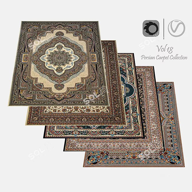 Exquisite Persian Carpets Vol. 18 3D model image 1