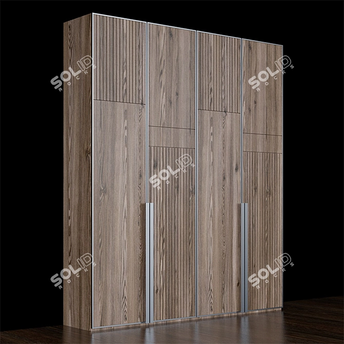 Modern Shelf Design: 3D Visualization 3D model image 1