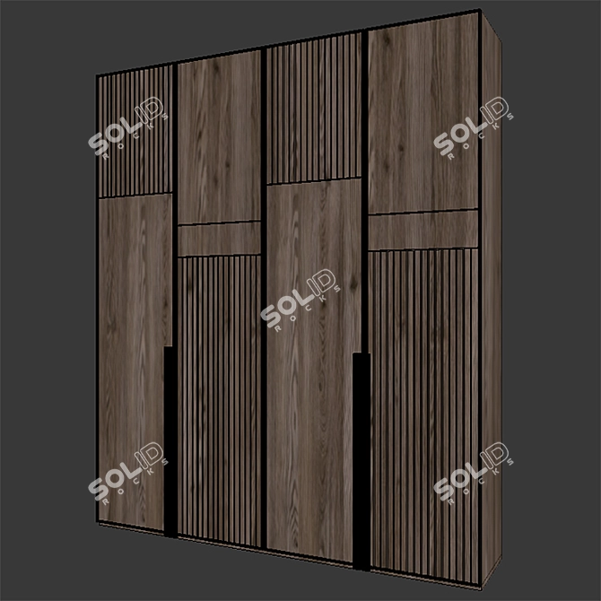 Modern Shelf Design: 3D Visualization 3D model image 3