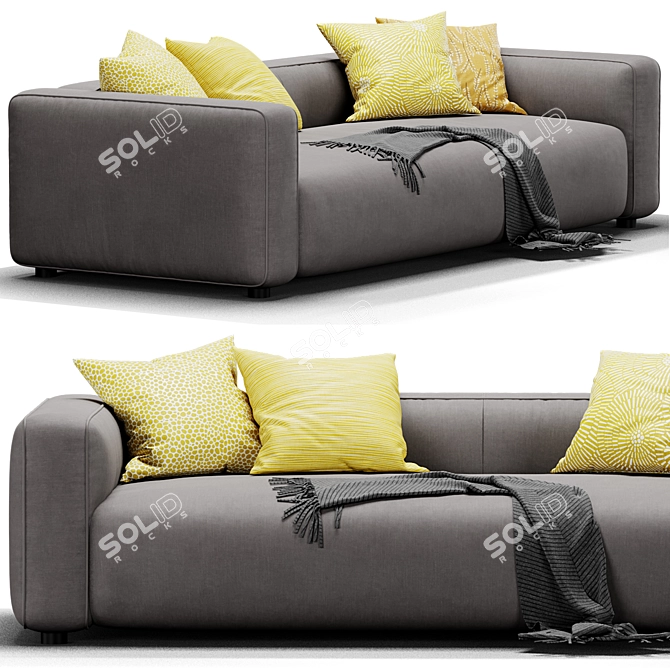 Elegant Linteloo Southampton Sofa 3D model image 2