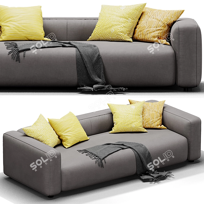 Elegant Linteloo Southampton Sofa 3D model image 3