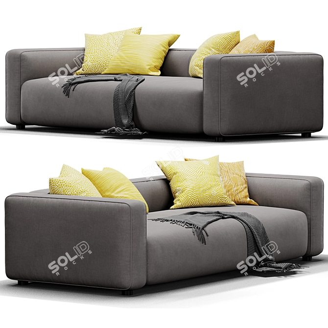 Elegant Linteloo Southampton Sofa 3D model image 5