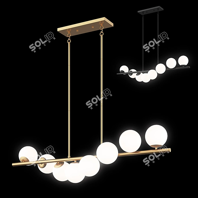 Croco Lightstar Pendant Chandelier 3D model image 2