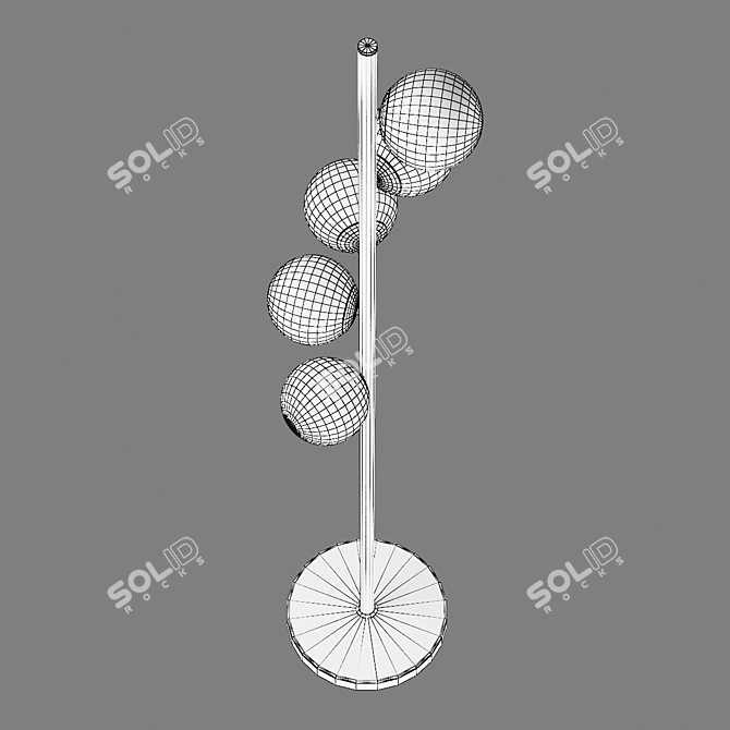 Croco Lightstar Floor Lamp 3D model image 4