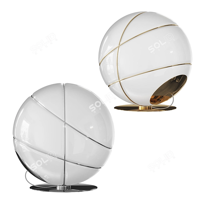 Elegant Fabbian - Armilla Table Lamp 3D model image 1
