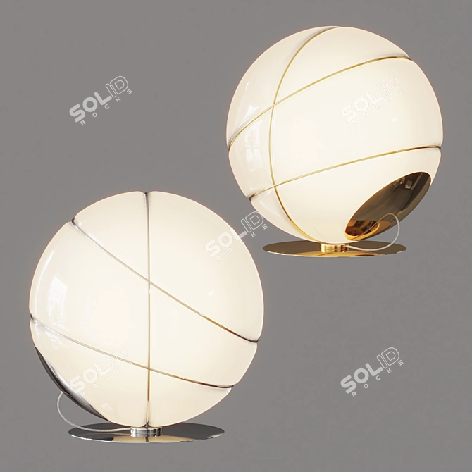 Elegant Fabbian - Armilla Table Lamp 3D model image 2