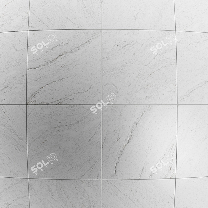 Multi-Texture Stone Tile 4x4- PBR 4k (12 variations) 3D model image 3