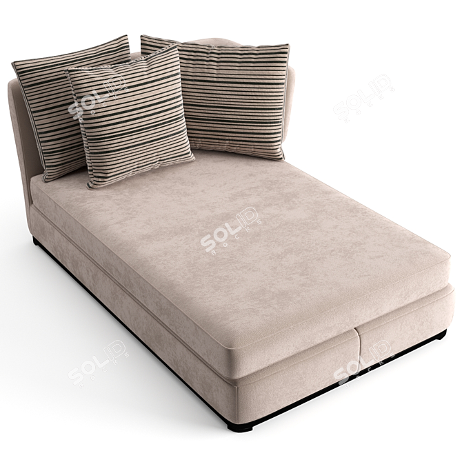 Amoenus Soft Chaise Longue: Luxurious Comfort 3D model image 5