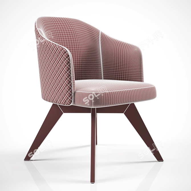 3D Chair Model with Vray and Corona 3D model image 9