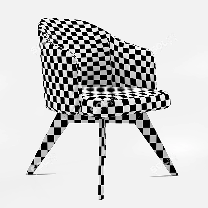 3D Chair Model with Vray and Corona 3D model image 10