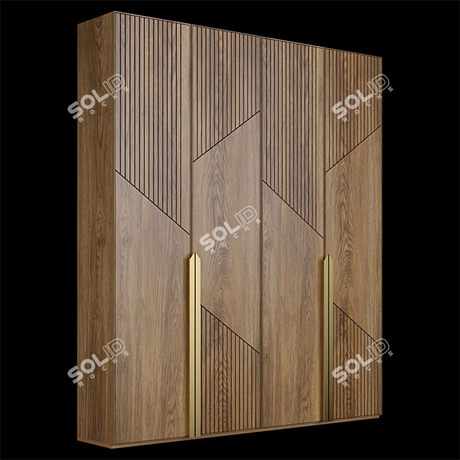 Versatile Shelf Design 3D model image 1