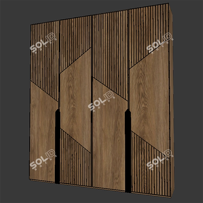 Versatile Shelf Design 3D model image 3