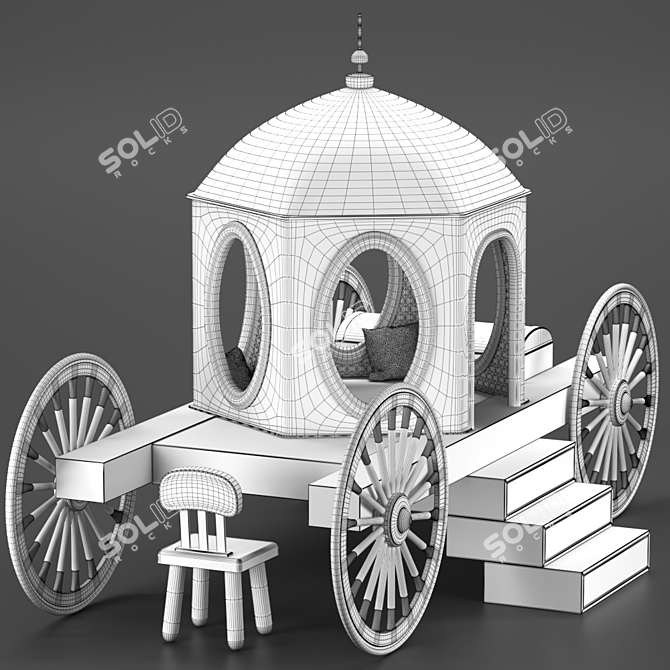 Enchanting Pumpkin Playground 3D model image 7