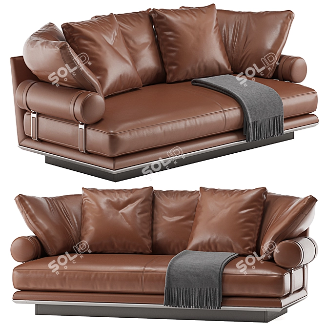 B&B Italia Noonu Sofa: Modern Elegance for Your Home 3D model image 1