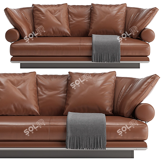 B&B Italia Noonu Sofa: Modern Elegance for Your Home 3D model image 2