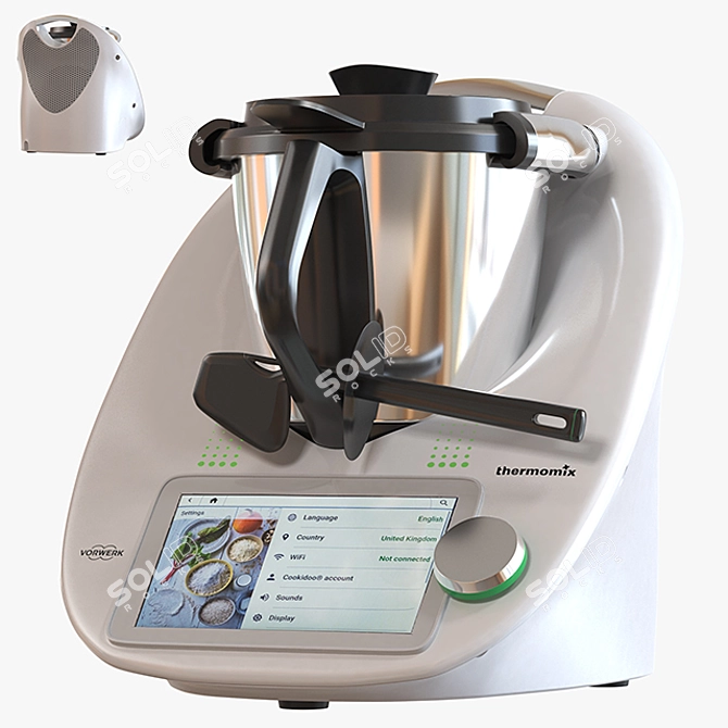 Ultimate Cooking Companion: Vorwerk Thermomix TM6 3D model image 1