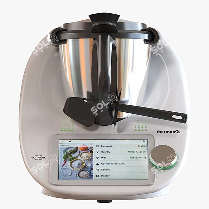 Ultimate Cooking Companion: Vorwerk Thermomix TM6 3D model image 2