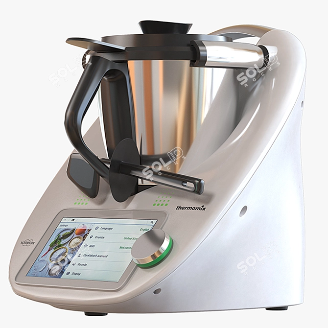 Ultimate Cooking Companion: Vorwerk Thermomix TM6 3D model image 3