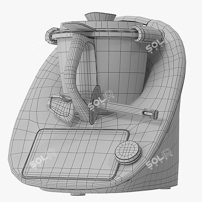 Ultimate Cooking Companion: Vorwerk Thermomix TM6 3D model image 5