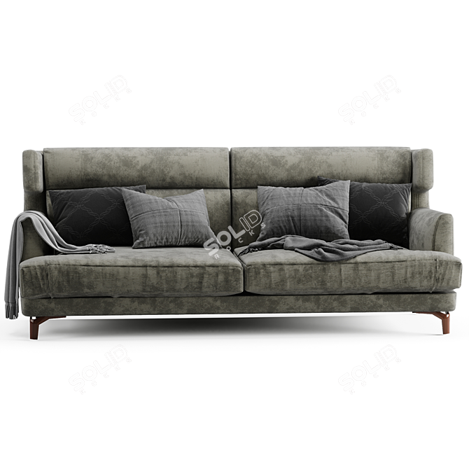 Ultimate Comfort: GTS Well Sofa 3D model image 4