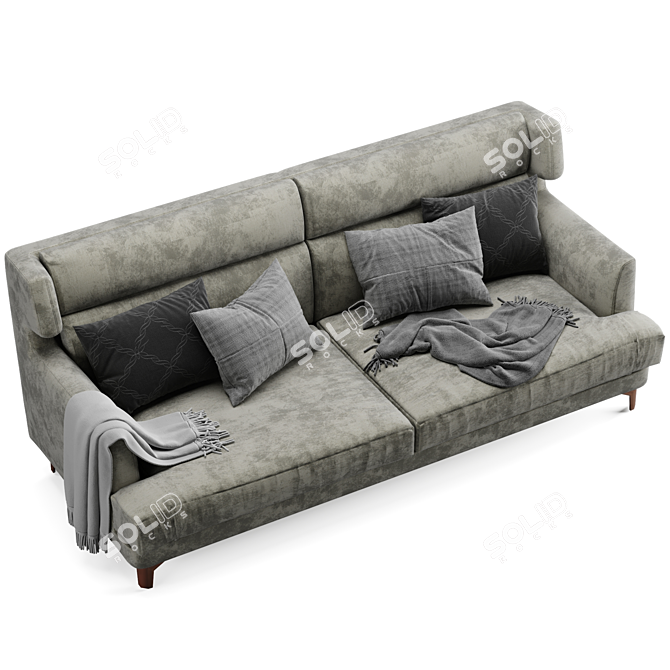 Ultimate Comfort: GTS Well Sofa 3D model image 5