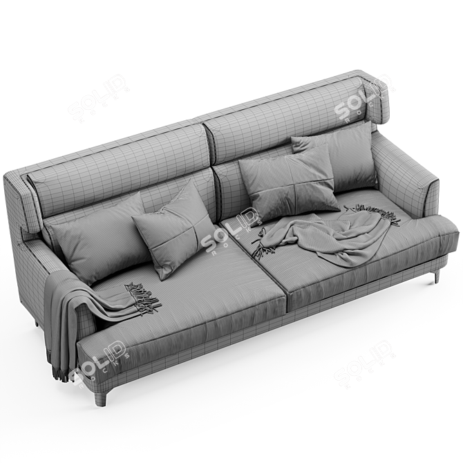 Ultimate Comfort: GTS Well Sofa 3D model image 6