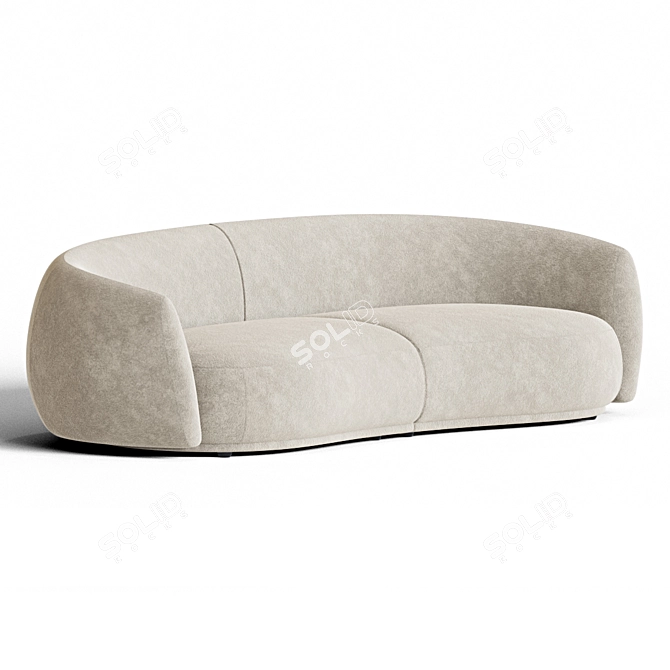 Contemporary Pacific Sofa by Moroso 3D model image 3