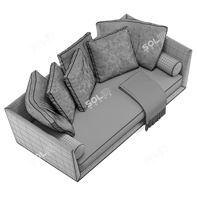 Modern B&B Italia Noonu Sofa 3D model image 3